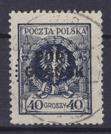Poland Port Gdansk Perfin Perforé Lochung 'VD' 1925 Mi. 10 (2 Scans) - Errors & Oddities