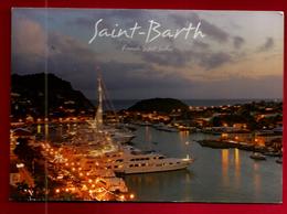 CP Guadeloupe Saint Barthélémy Saint Barth French West Indies Gustavia - Port Bateau Luxe Nuit ... Modèle Pas Courant !! - Saint Barthelemy