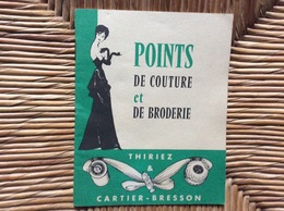 DOCUMENT COMMERCIAL CATALOGUE THIRIEZ & CARTIER-BRESSON  Points De Couture Et Broderies - Point De Croix