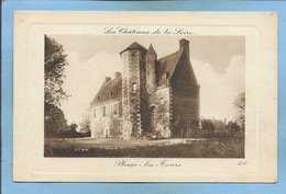La Riche (37) Château De Plessis-lès-Tours (Plessis-lez-Tours) 2scans Carte Gaufrée 23-04-1910 - La Riche