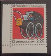 FRANCE YT 2513 NEUF LA COMMUNICATION VUE PAR LOB ANNÉE 1988 - Unused Stamps