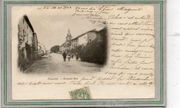 CPA - POUXEUX (88) - Aspect De L'entrée Du Bourg Par La Grande-Rue En 1902 - Pouxeux Eloyes