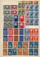 TOPIC EUROPA: Stockbook With Collection Of Stamps In Blocks Of 4, All MNH And Of Excellent Quality, No Duplicati - Andere & Zonder Classificatie