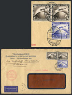 GERMANY: 15/AU/1929 Freidrichshafen - Argentina: Airmail Commercial Cover Sent By Zeppelin To Lakehurst (USA) Wit - Otros & Sin Clasificación