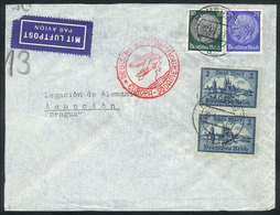 GERMANY: 20/JA/1937 Hamburg - PARAGUAY: Airmail Cover With Good Postage Of 4.75Mk., With Arrival Backstamp Of Asu - Other & Unclassified