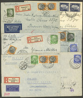 GERMANY: VIA LATI: 6 Airmail Covers Sent To Argentina In 1940/1 By LATI, All With Nazi Censor Labels And Nice Pos - Other & Unclassified