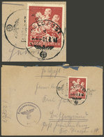 GERMANY: Feldpost Cover Mailed On 1/AU/1943 Franked With 12Pg., Interesting! - Other & Unclassified