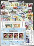 ANGUILA: Lot Of Very Thematic Sets And Souvenir Sheets, All MNH And Of Excellent Quality! - Anguilla (1968-...)