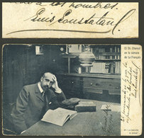 ANTARCTICA: Dr. Charcot Inside The Ship "Le Francais", Ed. La Nación, Used In Buenos Aires On 1/NO/1906, Minor Defects, - TAAF : Terres Australes Antarctiques Françaises