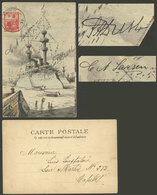 ANTARCTICA: Postcard Used In Buenos Aires On 8/DE/1903 With Manuscript Signatures Of SAMUEL DUSSE And CARL LARSEN (Swed - Altri & Non Classificati