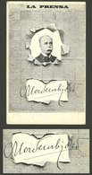 ANTARCTICA: NORDENSKJOLD, Otto: Antarctic Explorer, His Manuscript Signature On A Postcard (circa 1903) Used In Buenos - Other & Unclassified