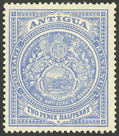 ANTIGUA: Sc.24a, 1907 2½p. Printed On Chalky Paper, Mint, VF - Otros & Sin Clasificación