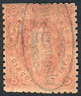 ARGENTINA - RIVADAVIA: GJ.20d, 3rd Printing With DIRTY PLATE Var., Excellent Quality! - Autres & Non Classés