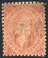 ARGENTINA: GJ.20jd, 3rd Printing With Mulatto And Vertically Dirty Plate Varieties, VF. Catalog Value US$100. - Otros & Sin Clasificación