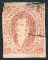 ARGENTINA: GJ.27, With 3 Very Wide Margins, Nice Example, Catalog Value US$250 - Altri & Non Classificati