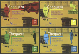 ARGENTINA: GJ.2927C(1)/2927C(4), 1998 Cmpl. Set Of 4 Booklets, Self-adhesive Stamps With Straightline Diecut, Excel - Otros & Sin Clasificación