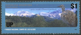 ARGENTINA: GJ.4251a, 2018 Provisional Of $1 On 75c. With SILVER COLOR OMITTED Variety, Excellent And Very Rare (a F - Otros & Sin Clasificación