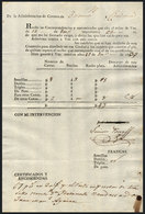 ARGENTINA: Guia De Correo Sent From Tucumán To Córdoba On 22/JA/1833, VF Quality! - Other & Unclassified