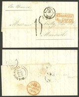 ARGENTINA: BRITISH MAIL: Long Entire Letter Sent From Buenos Aires To Marseille On 28/JUL/1851 By The Royal Mail (c - Sonstige & Ohne Zuordnung