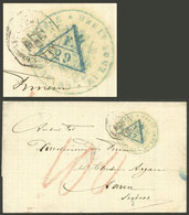 ARGENTINA: 30/OC/1872 Buenos Aires - Switzerland, By Paquebot Senegal (French Mail), With Circular Mark Of The Swis - Sonstige & Ohne Zuordnung