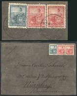 ARGENTINA: Cover Sent From La Plata To Germany In JUN/1900, Franked With 72c. (12c. + Pair Of 30c. Rose Seated Libe - Autres & Non Classés