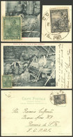ARGENTINA: FERROCARRIL P. DE S.FE Nº1 (ROSARIO), Rare Postmark Of Provincial Railway PO Applied On 1c. Liberty, On - Andere & Zonder Classificatie