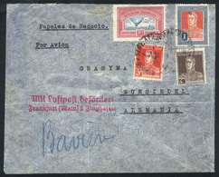ARGENTINA: Airmail Cover Sent To Germany On 11/FE/1933 Franked With Rate For Commercial Papers: 15c. Ground Rate Up - Altri & Non Classificati