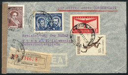 ARGENTINA: Registered Airmail Cover Sent On 10/MAR/1941 To Austria (Wien, At The Time Annexed To Germany), Via COND - Altri & Non Classificati