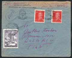 ARGENTINA: Cover With Declared Value For 507.60P. Sent From Buenos Aires To Rosario On 6/JUN/1958 Franked With 20.8 - Autres & Non Classés
