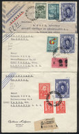 ARGENTINA: 3 Airmail Covers Sent To Germany And Switzerland Between 1965 And 1967 With Very Good Postages Including - Altri & Non Classificati