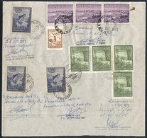 ARGENTINA: Receipt For Payment For The Reply Paid Service Between The Years 1971 And 1974, With Spectacular Postage - Sonstige & Ohne Zuordnung