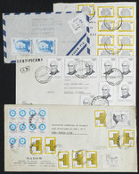 ARGENTINA: INFLATION POSTAGES: Covers Used Between 1981 And 1983, All With Large Hyperinflation Postages: 8,500, 9, - Sonstige & Ohne Zuordnung