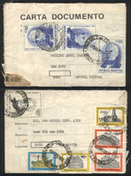ARGENTINA: LARGE INFLATION POSTAGE: Carta Documento (registered Notification) Sent From San Martin To Buenos Aires - Sonstige & Ohne Zuordnung