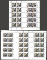 ARMENIA: Sc.839, 2010 Chess (Kasparyan), Block Consisting Of 2 Sheets Of 10 Stamps Each + Gutter, And Another One - Armenia