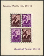 BELGIUM: Sc.B199, 1937 Queen Elisabeth, Music, Unmounted, VF Quality, Catalog Value US$125. - Other & Unclassified