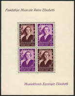 BELGIUM: Sc.B199, 1937 Queen Elisabeth, Music, Unmounted, VF Quality, Catalog Value US$125. - Otros & Sin Clasificación