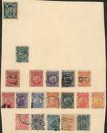 BOLIVIA: Small Collection On Pages Of A Very Old Album, Although Some Examples Have Defects The General Qua - Bolivien