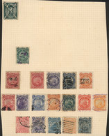 BOLIVIA: Small Collection On Pages Of A Very Old Album, Although Some Examples Have Defects The General Qua - Bolivië