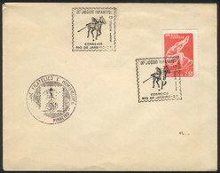 BRAZIL: Cover With Special Postmark Of "First Children's Games" Of 1959, Very Nice Cancel Topic HORSES!" - Otros & Sin Clasificación