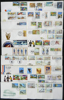 CHILE: About 108 Modern FDC Covers (of The 1970s And 1980s), VERY THEMATIC, Very Fine Quality! - Chili