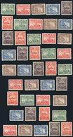 CENTRAL CHINA: Sc.6L57/6L52, 7 Complete Sets Mint Lightly Hinged (issued Without Gum), Some With Light Stain Spot - Cina Centrale 1948-49