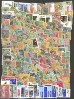 COSTA RICA: Envelope Containing MANY HUNDREDS Of Stamps, Mainly Used And Almost All Of Fine To Very Fine Quali - Costa Rica