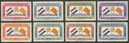 CURACAO: Yvert 17/24, 1941 War Efforts, Cmpl. Set Of 8 Values, Mint Lightly Hinged, VF Quality! - Curaçao, Antilles Neérlandaises, Aruba