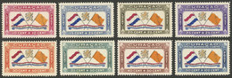 CURACAO: Yvert 17/24, 1941 War Efforts, Cmpl. Set Of 8 Values, Mint Lightly Hinged, VF Quality! - Curaçao, Nederlandse Antillen, Aruba