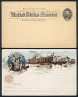 UNITED STATES: Official Postal Card Of The World's Columbian Exposition (view Of The Agricultural Building), Value 1 - Andere & Zonder Classificatie