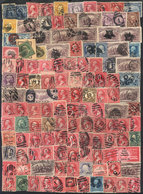 UNITED STATES: Envelope Containing Lot Of Used Stamps, Interesting! - Autres & Non Classés