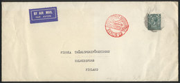 GREAT BRITAIN: Unsealed Cover (with Printed Matter?) Sent By Airmail From London To Finland In DE/1933 By Germany DLH ( - Sonstige & Ohne Zuordnung