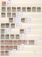 GREAT BRITAIN: CANCELS: Stockbook With Several Hundreds Used Stamps And 14 Covers Or Cards With Interesting Cance - Other & Unclassified