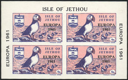 GREAT BRITAIN - JETHOU: Private Issue, Europa 1961, Topic BIRDS, Mint With A Tiny Mark On Gum, VF Quality! - Autres & Non Classés
