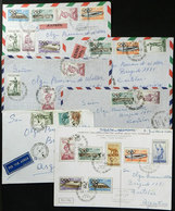 ITALY: 6 Covers Sent In AUG And SE/1960 By Argentine Olympic Marathoner Guillermo Weller To His Wife In Castela - Non Classés